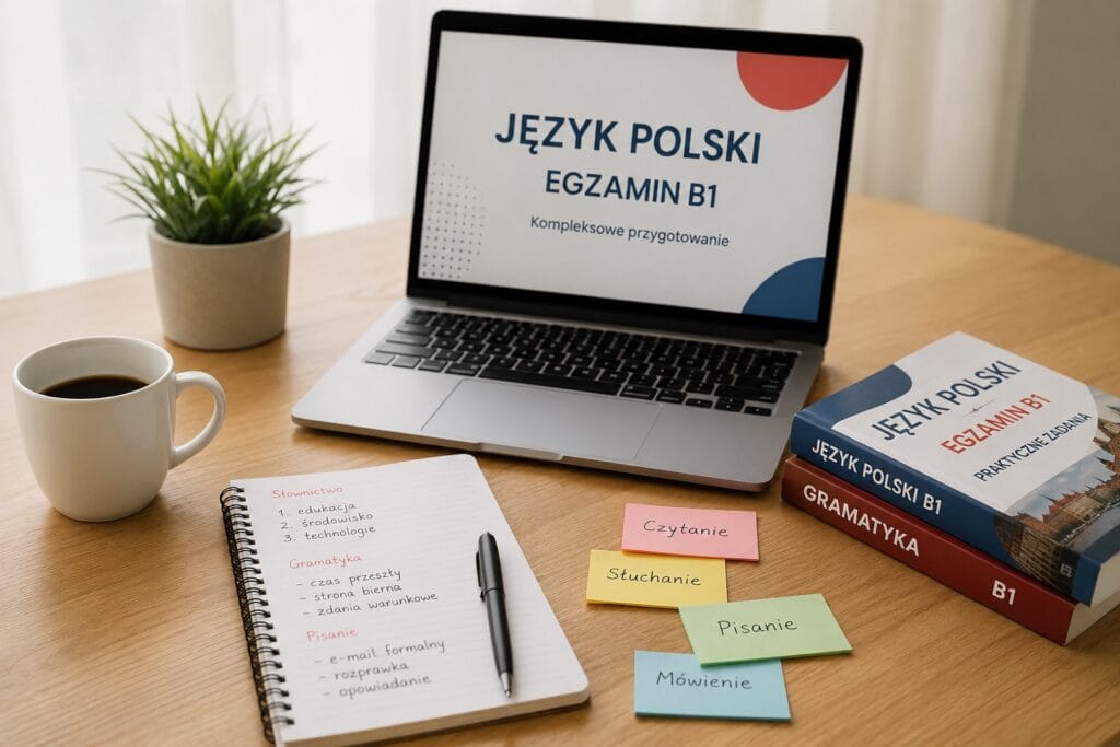 Język polski B1 – kurs przygotowujący do egzaminu / Польська мова B1 – курс підготовки до іспиту